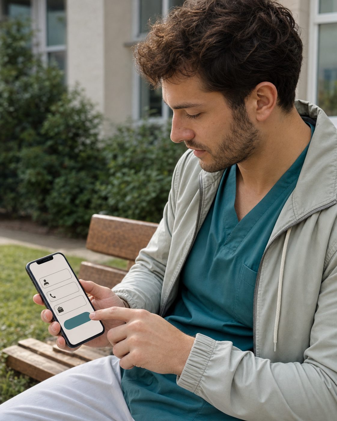 Einfache Schnellbewerbung auf dem Smartphone